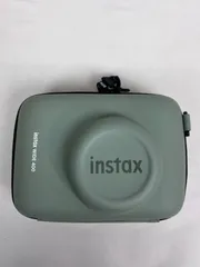 【訳あり/箱破れ/未使用/上部傷あり】 富士フイルム FUJIFILM チェキ instax WIDE 400用 カメラケース グリーン