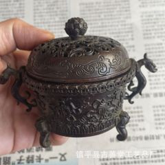 四方双龍香炉 銅器 檀香炉 メルカリ - 置物 工芸品 銅製品 香道具 茶道具4220 饕餮紋炉 香炉 置物 工芸品 装飾品 茶道具 香道具 工芸品