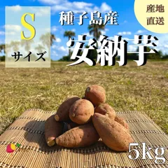 【絶品】種子島産 安納芋 Sサイズ 5kg｜箱別