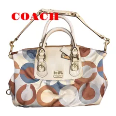 コーチ　ショルダーバッグ　12932　ハンドバッグ　シグネチャー 2way 総柄