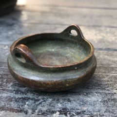 美山作 菓子鉢 手付き 陶器 共箱付き 美山作 菓子鉢 手付き 陶器 共箱付き - メルカリ