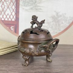 ○中国古銅 香炉 乾隆年製 銅製 彫刻仕上げ 茶道具 骨董 - メルカリ
