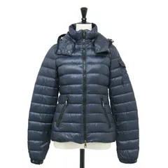 MONCLER モンクレール フード付き ダウン ジャケット / BLEU GIUBBOTTO ショート丈 スタンドカラー ナイロン ネイビー00(XS)
