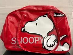 スヌーピー　ボストンバッグ　一番くじ　赤　レア　サンリオ