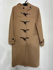 MF イネド ダッフルコート　ウール　ロング　キャメル　7号