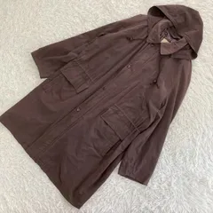 jun ashida モッズコート ブラウン L フード付き カジュアル