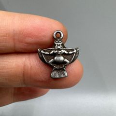 上肯老礦天珠‼️西蔵老礦手工彫刻佛眼梵字（釈迦如来）天珠ネックレス