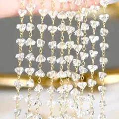  〔G4-83g〕約1m  ブレスレットデザインチェーン アクセサリーチェーン ゴールドカラー パーツ