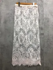 GALLARDAGALANTE ガリャルダガランテ GGZ1051501A0004    シアーレース スカート sizeF/白■■レディース