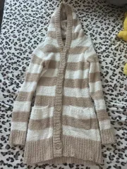 ラテギャル ボーダー柄ニットONE PIECE カーディガン