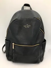 kate spade ケイトスペード ロゴ リュック デイパック バッグ 黒 ■■ レディース