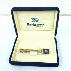 BURBERRY　バーバリー　ネクタイピン　騎士　ダークブラウン　ゴールドカラー