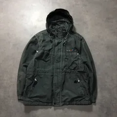 GQ4609◇L.L.Bean : 90′s セーリングジャケット◇Ｍ◇カーキグレー系 エルエルビーン ナイロンジャケット