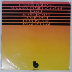 米 US盤 CANNONBALL ADDERLEY/SOMETHIN' ELSE/BLUE NOTE BNLA169F LP