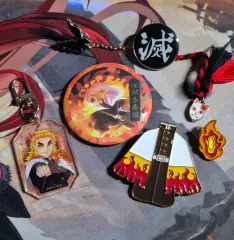 鬼滅の刃 煉獄 キーホルダー グッズ セット ポップアップ