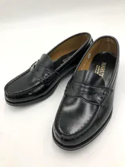 美品 HARUTA ハルタ 4514 コイン ローファー シューズ size23cmEE/黒 ■■ レディース