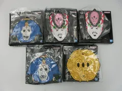 【TAKA68-41】◇内袋未開封　バンダイ　『一番くじ ジョジョの奇妙な冒険 EVIL PARTY　H賞 ラバーコースター　5点セット』　まとめ売り