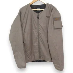 美品 THE NORTH FACE ノースフェイス Roundneck Jacket インサレーテッド ワークラウンドネックジャケット NY82200 XS ブラウン系 メンズ 古着 中古 USED