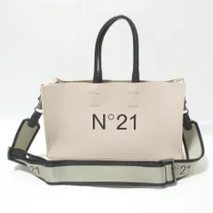 美品 N°21 ヌメロヴェントゥーノ エコレザー 2way ハンドバッグ ショルダーバッグ ピンク レディース 古着 中古 USED