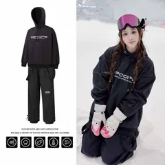 【上下セット】スノーボードウェア 上下セット スキーウェア メンズ レディース パーカー ボード ウェア スノボ ウェア スノボー ウェア スノー ウエア多機能 大きいサイズ おしゃれ スノーボード スキー 厚手 撥水加工 防風 防寒着保温