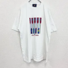 古着 used　90s　CHAPS　ラルフローレン　半袖プリントTシャツ　ヴィンテージ　シングルステッチ　白　XLサイズ