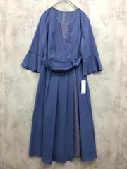 新品 Silent Majority サイレントマジョリティ 結婚式 パーティー 二次会 ドレス オケージョン ワンピース sizeXL/ブルー ■■ レディース