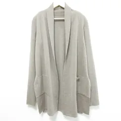 美品 FOXEY フォクシー ヴァレリー ロングカーディガン 36282 グレージュ レディース 古着 中古 USED