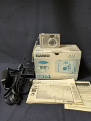 CASIO/カシオ　QV-R4　400万画素　光学ズーム3倍　オールドコンパクトデジカメ　2002年製　E578のサムネイル