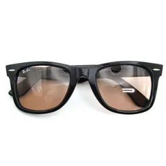 美品 Ray-Ban レイバン サングラス RB2140-F WAYFARER イタリア製 601/4B ブラック  54000281