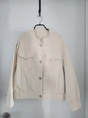 ベネトン ホワイトデニム ジャケット