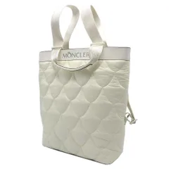 【新品】モンクレール 5D00012 M4102 200 (オフホワイト系) バッグ トートバッグ MONCLER モンクレ 「CNYコレクション」 干支モチーフ"辰" ナイロンキルティング トート 3WAY A4対応 アウトレット レディースのサムネイル