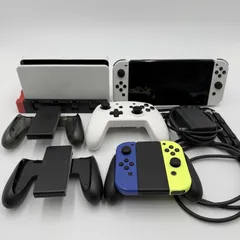 Nintendo Switch HEG-001 有機ELモデル 本体 ホワイト Joy-Con ドック プロコン 付属品セット