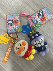 まとめ売り) アンパンマン ばいきんまん 正規品 ぬいぐるみ キーリング ぬい