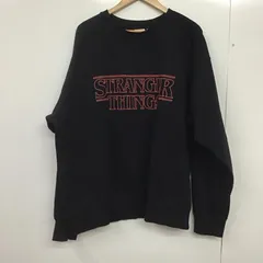 GU ジーユー トレーナー 長袖 341-358141 ストレンジャーシングスヘビーウェイトスウェットプルオーバー