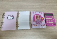 ハローキティ レジン ダイアリー クレヨンしんちゃん 計算機 セット