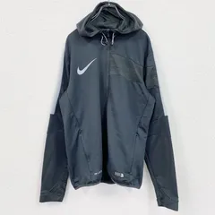 古着 used　NIKE　ナイキ　長袖フルジップパーカー　スポーツ　ジャージ　ワンポイント　DRI-FIT　Lサイズ