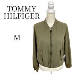 TOMMY HILFIGER トミーヒルフィガー カーキ MA-1・フライトジャケット M TEY30-23