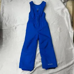 Columbia　コロンビア　スノーウェア　キッズ　スキーウェア　オーバーオール　XXS  青　ブルー　ズボン　ボトムス