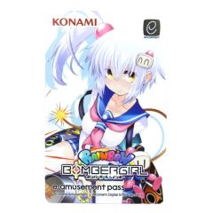 ボンバーガール　セピア　e-amusement pass □L.セピア e-amusement passカード ボンバーガール レインボー