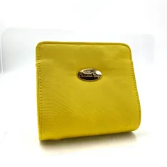 ■極上美品■Christian Dior クリスチャンディオール　Parfums ノベルティポーチ　小物入れ　ミラー付き　イエロー　ゴールド金具　ロゴ　レディース　ラグジュアリー　高級　ハイブランド