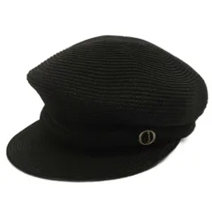 シャポードオー Chapeaud'O サーモ キャスケット 帽子 ブラック 57 ■GY99