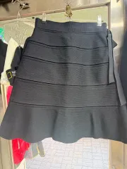 MINE マイン ウール ミニ スカート