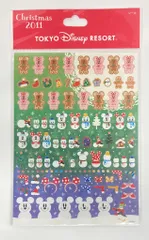 東京ディズニーリゾート シール Chistmas クッキー＆雪だるま 2011
