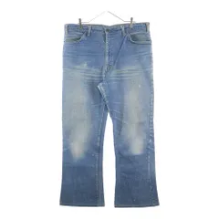 Levi's (リーバイス) 646-0217 ヴィンテージ オレンジタブ ボタン裏刻印39 ジップフライフレアデニムパンツ ベルボトムジーンズ インディゴ