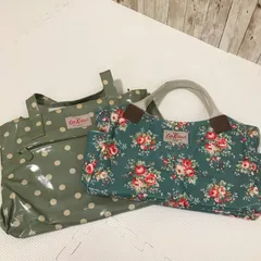 タ　Cath Kidston (キャス・キッドソン) 　ハンドバッグ　グリーン　ブルー　2点セット