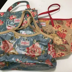 タ　Cath Kidston (キャス・キッドソン) 　トート　ハンド　バッグ　3点セット　ブルー系　レッド系