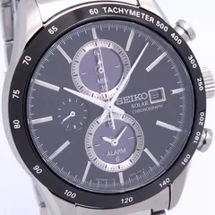 ★良品 SEIKO セイコー クロノグラフ V172-0AP0 ソーラーQZ 動作品