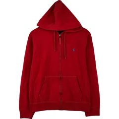 古着 ラルフローレン Ralph Lauren Polo by Ralph Lauren スウェットフルジップパーカー メンズM相当/eaa608286