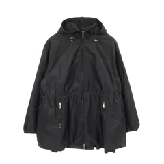モンクレール MONCLER WETE フレア ブラック ナイロン ナイロンジャケット レディース Used A