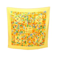 ルイ・ヴィトン LOUIS VUITTON スカーフ モノグラム シルク スカーフ レディース Used A